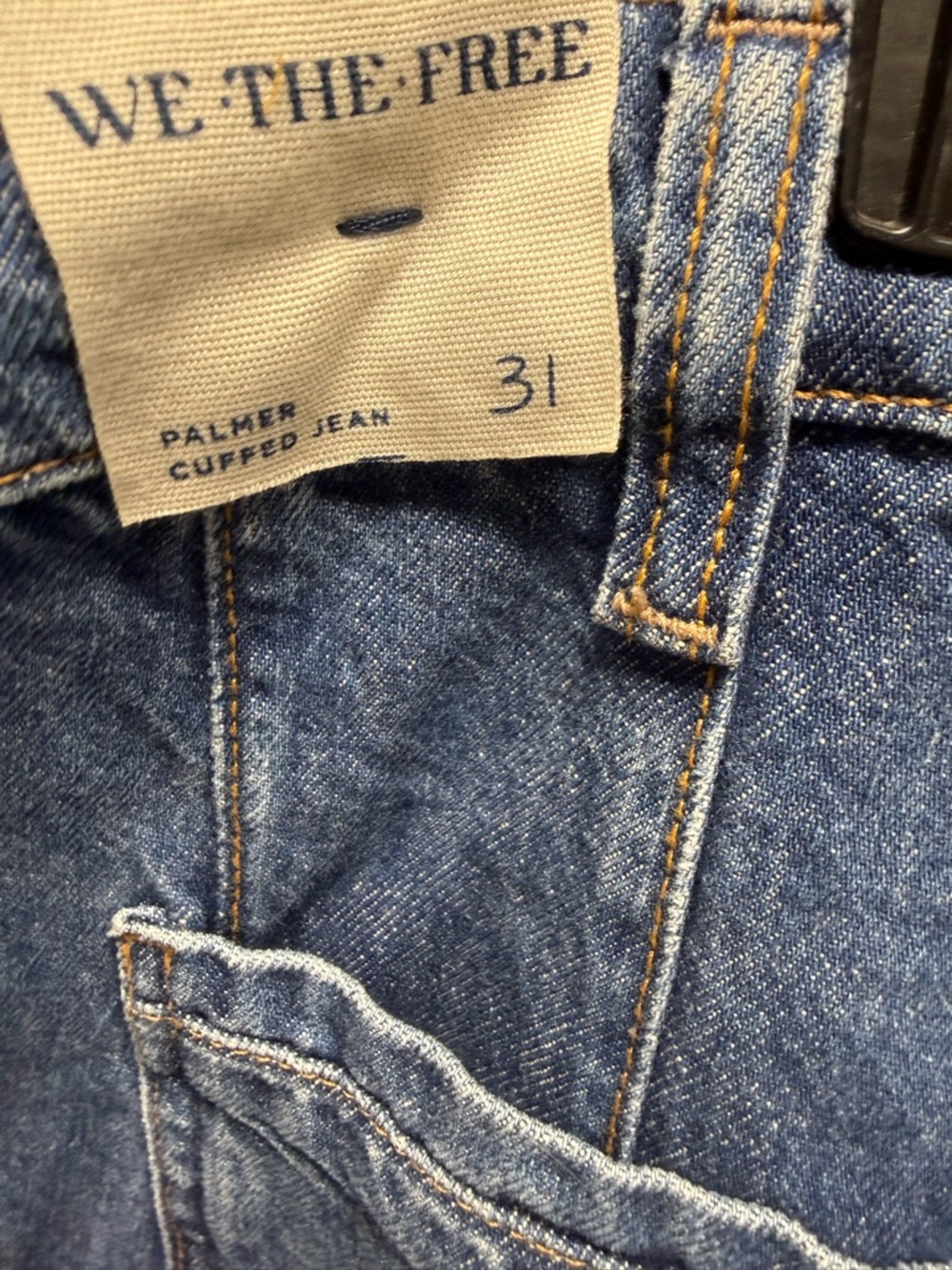 Free People We the Free Palmer Cuffed Jeans - Picture 6 of 6